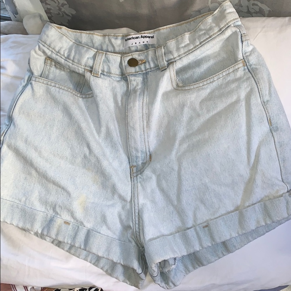 American Apparel High Waisted shorts